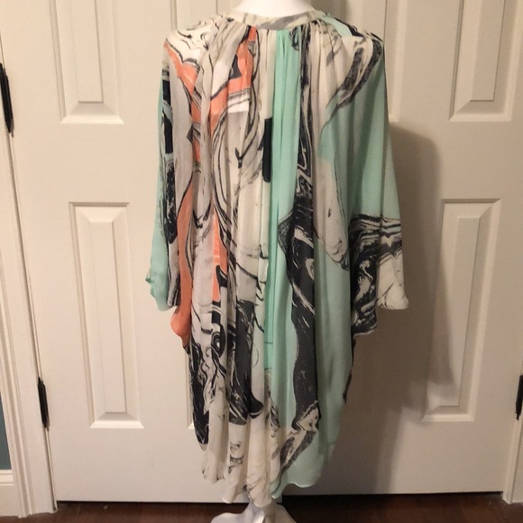 DVF Fleurette Dress in color Spring Marble. Never worn.NWT - Picture 3 of 10